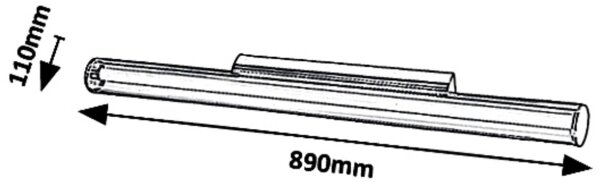 Rabalux 6750 - LED Аплик PAULA LED/18W/230V