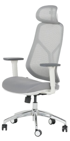 ЕРГОНОМИЧЕН СТОЛ CARMEN 7901 W - СИВ