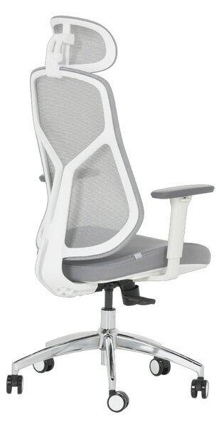 ЕРГОНОМИЧЕН СТОЛ CARMEN 7901 W - СИВ