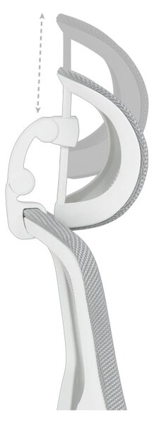 ЕРГОНОМИЧЕН СТОЛ CARMEN 7901 W - СИВ