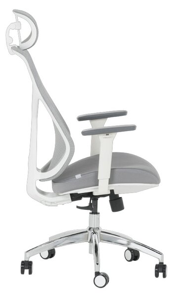 ЕРГОНОМИЧЕН СТОЛ CARMEN 7901 W - СИВ