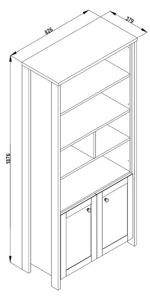 OSLO ЕТАЖЕРКА ЗА КНИГИ - 2146