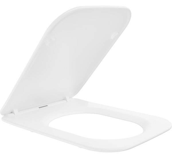Mexen седалка с плавно затваряне slim, дуропласт, бял гланц - 39090100