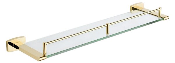 Mexen Zoja висящ стъклен рафт, златен - 7019137-50