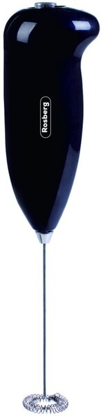 Миксер за фрапе Rosberg R51163B, Бъркалка 11 см, 2xAA, Черен