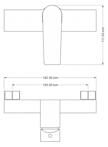 Mexen Lynx DF62 душ комплект, златен - 745904DF62-50
