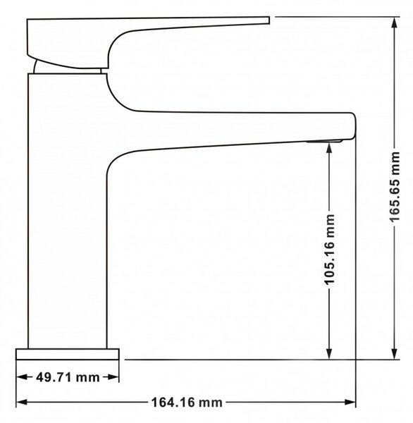 Mexen Lynx R40 комплект за вана, златен - 745903R40-50