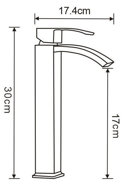 Mexen Libra DQ62 комплект за вана, златен - 745113DQ62-50