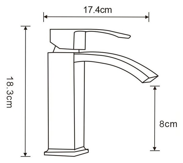 Mexen Libra Комплект за вана R45, черен - 745103R45-70