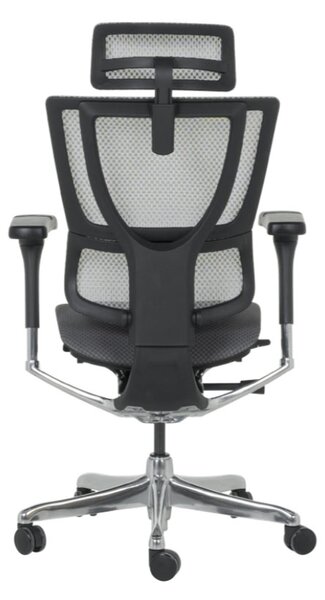 ЕРГОНОМИЧЕН СТОЛ ERGOHUMAN IOO ELITE 2 - СИВ - M/TEX - ЧЕРНА РАМКА