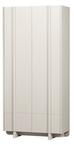 Кремав модулен шкаф от борова дървесина 101x210 cm Basu - WOOOD
