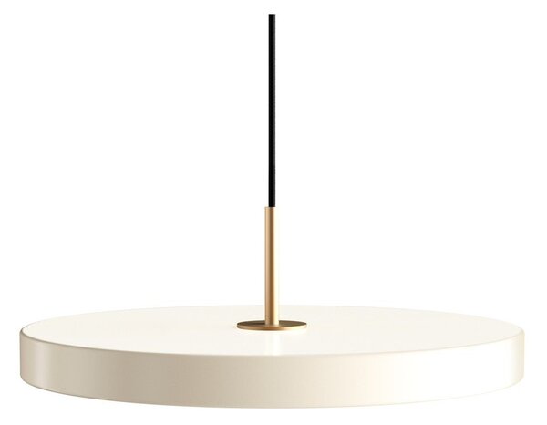 Кремаво LED затъмняващо се висящо осветително тяло с метален абажур ø 43 cm Asteria Plus Medium – UMAGE