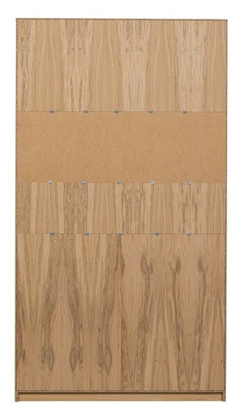 Модулна етажерка за книги с дъбов декор в естествен цвят 110x199 cm Modulair - vtwonen
