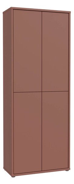 Гардероб за обувки FIVETEEN, 74.5/191.9 см, теракота