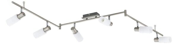 Eglo 55448 - LED точково осветително тяло 6xE14/4W/230V матов хром