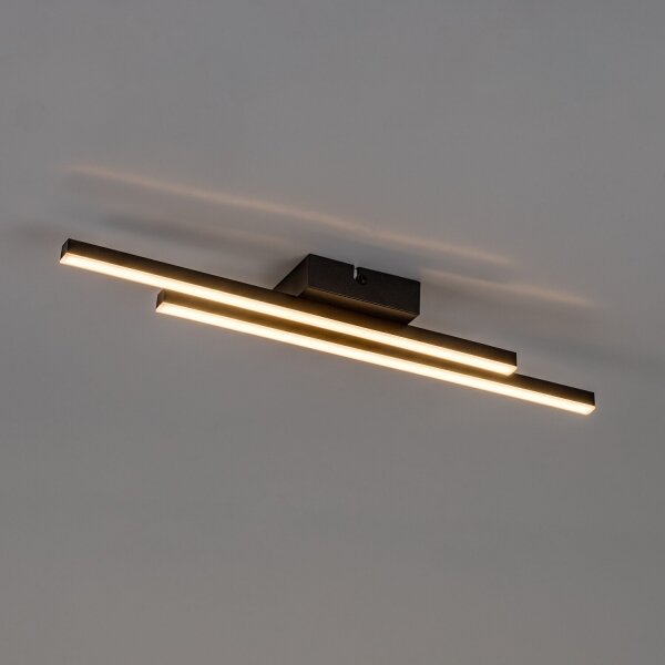 Rabalux 71527 - LED таванно осветително тяло LIRIEN LED/12W/230V 3000K черно