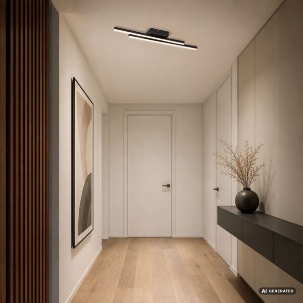 Rabalux 71527 - LED таванно осветително тяло LIRIEN LED/12W/230V 3000K черно