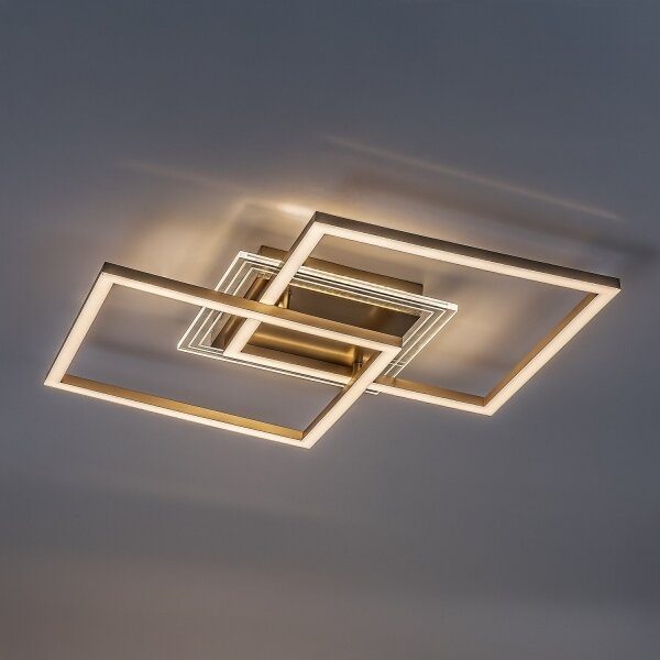 Rabalux 71489 - LED плафон OTTAVIA LED/28W/230V 3000K 47x70 cm златист