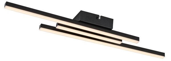 Rabalux 71528 - LED таванно осветително тяло LIRIEN LED/18W/230V 3000K черно