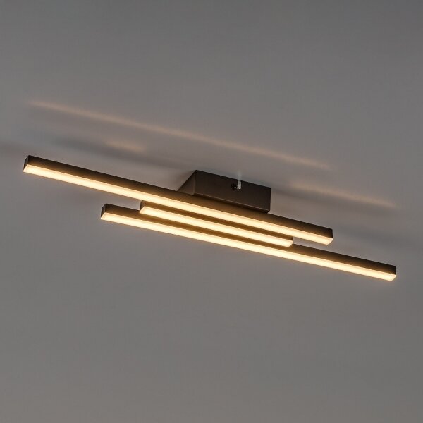 Rabalux 71528 - LED таванно осветително тяло LIRIEN LED/18W/230V 3000K черно