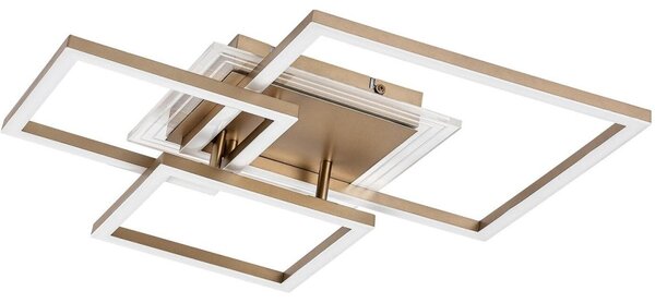 Rabalux 71488 - LED плафон OTTAVIA LED/40W/230V 3000K 50x50 cm златист