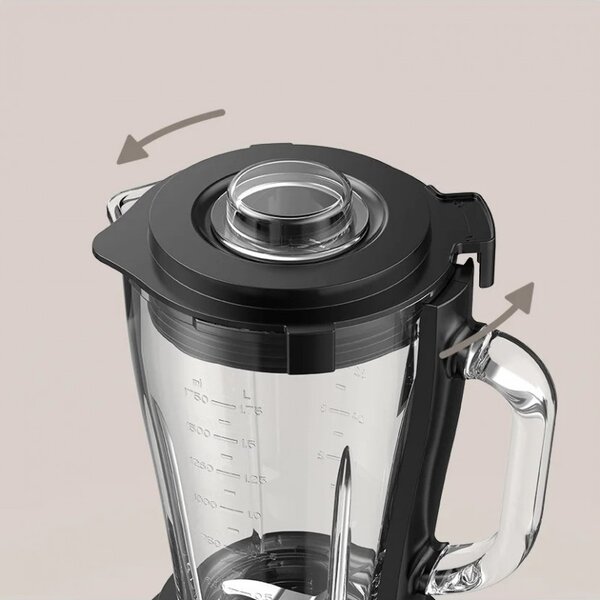 Блендер Xiaomi Blender BHR8936EU, 600W, 1.75 литра, 21000 об/мин, 5 скорости + Pulse, Черен
