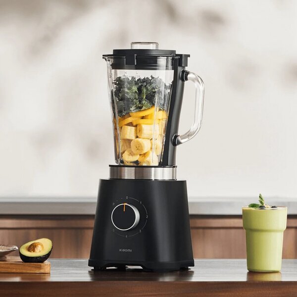 Блендер Xiaomi Blender BHR8936EU, 600W, 1.75 литра, 21000 об/мин, 5 скорости + Pulse, Черен