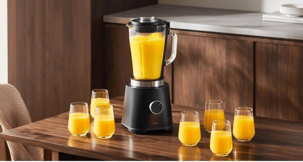 Блендер Xiaomi Blender BHR8936EU, 600W, 1.75 литра, 21000 об/мин, 5 скорости + Pulse, Черен