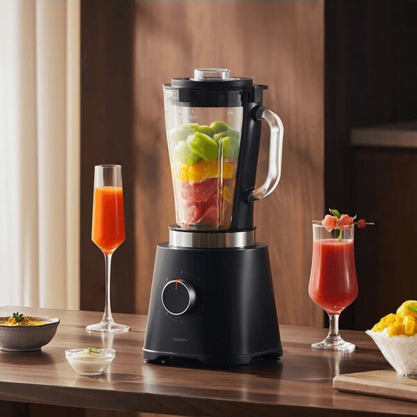Блендер Xiaomi Blender BHR8936EU, 600W, 1.75 литра, 21000 об/мин, 5 скорости + Pulse, Черен