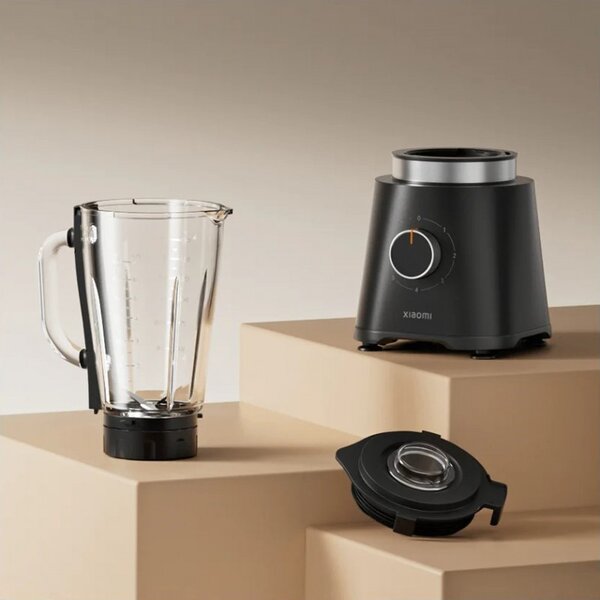 Блендер Xiaomi Blender BHR8936EU, 600W, 1.75 литра, 21000 об/мин, 5 скорости + Pulse, Черен