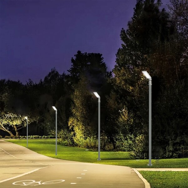 Brilagi - LED външна улична лампа с шарнир. URBANLIGHT LED/50W/230V сива IP65