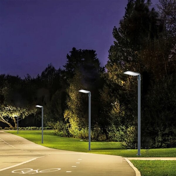 Brilagi-LED Външна лампа със стълб и кабел 3 m URBANLIGHT LED/100W/230V антрацит IP65