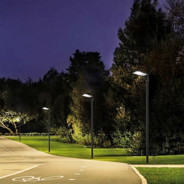 Brilagi-LED Външна лампа със стълб и 3-метров кабел URBANLIGHT LED/100W/230V черна IP65