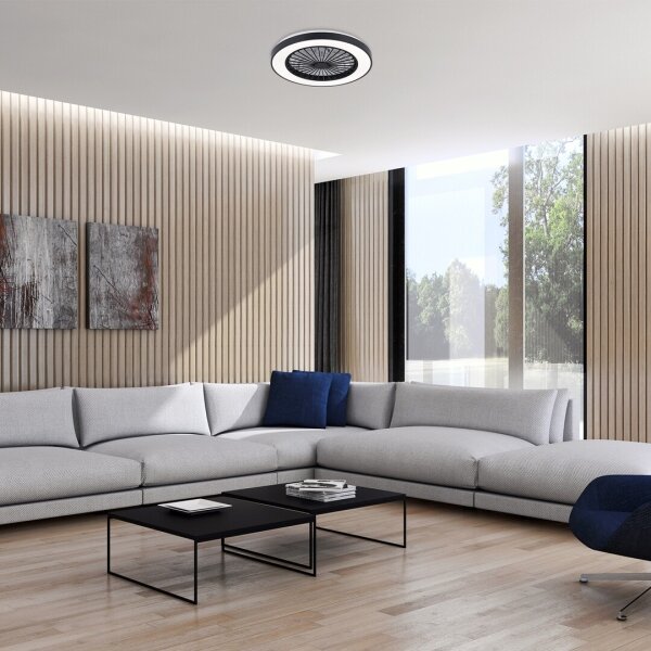 Rabalux 71336-LED Димируем плафон с вентилатор DALFON 40W/230V 3000/4000/6000K + д.у
