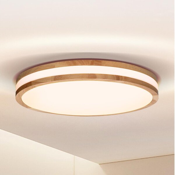 Brilagi - LED Плафониера MOLINA LED/24W/230V дъб Ø 29 см