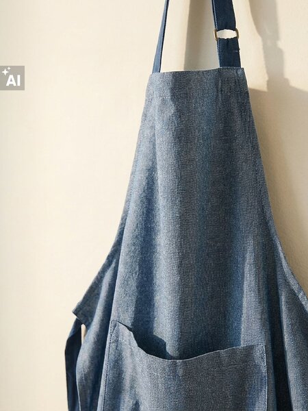 Sinsay - Кухненски е apron с джоб - индиго