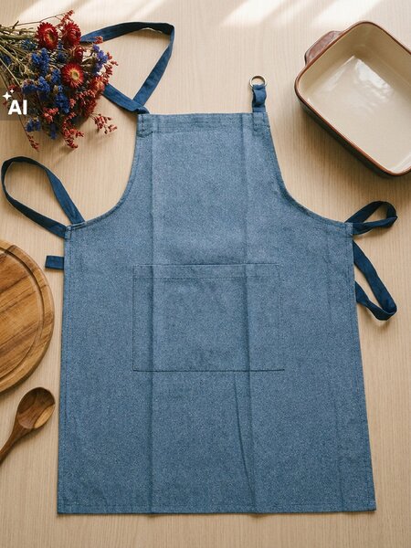 Sinsay - Кухненски е apron с джоб - индиго