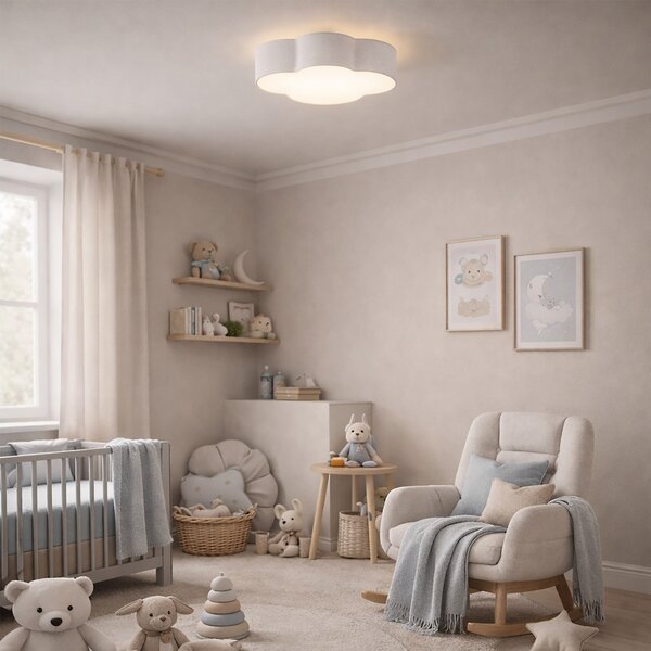 Таванна лампа TK Lighting CLOUD Бяло МИНИ 2