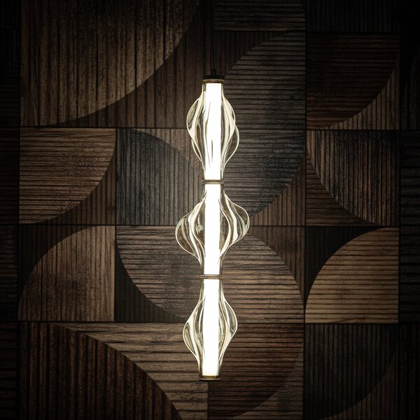 TK Lighting ELVA BRASS Пендел LED 22W