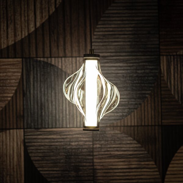 TK Lighting ELVA BRASS Пендел LED 8W