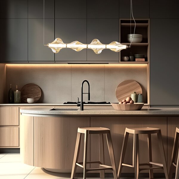 TK Lighting ELVA BRASS Пендел LED 30W