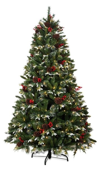 Изкуствена коледна елха височина 150 cm Snowy Pine LED – Můj Stromeček
