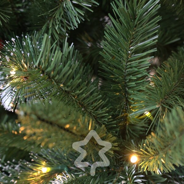 Изкуствена коледна елха височина 150 cm Snowy Pine LED – Můj Stromeček
