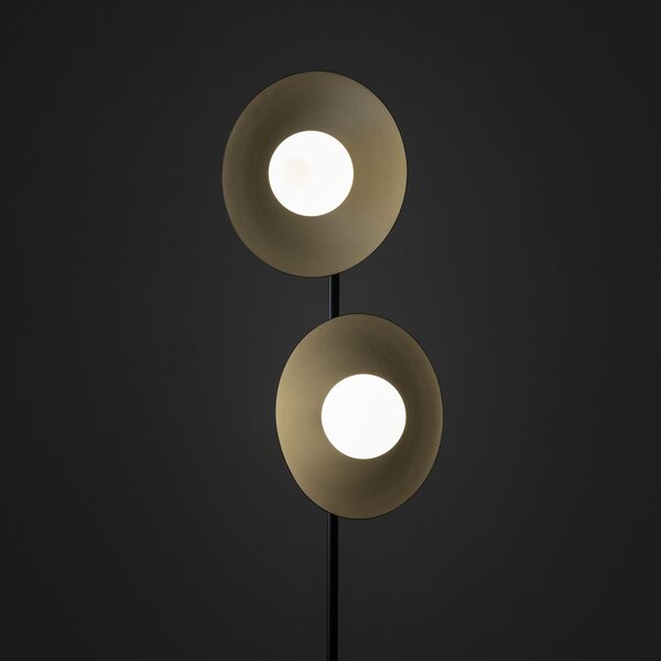 TK Lighting SLATE BLACK GLASS Лампион 2xG9