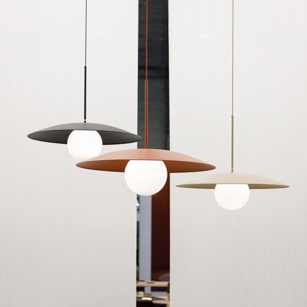 TK Lighting SLATE NEW BROWN GLASS Пендел
