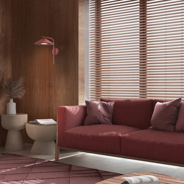 TK Lighting LUME S BURGUNDY Аплик