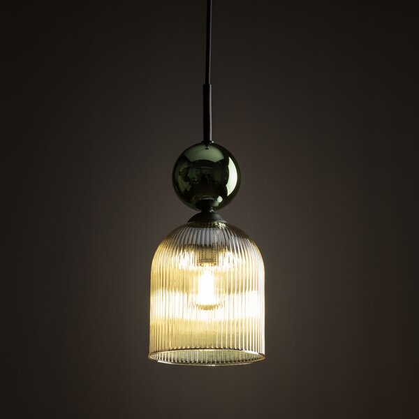 TK Lighting SOPHIA GREEN COGNAC Пендел