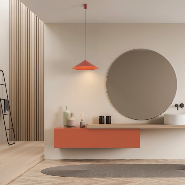 TK Lighting LUME L BURGUNDY Пендел