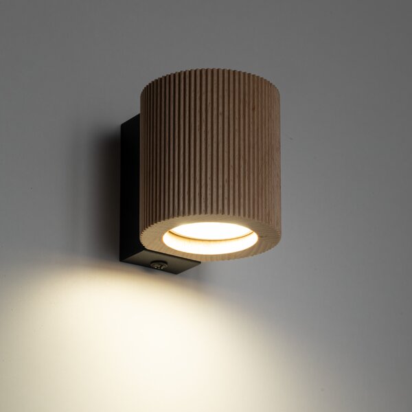 TK Lighting EVE CORTE WOOD Аплик GU10