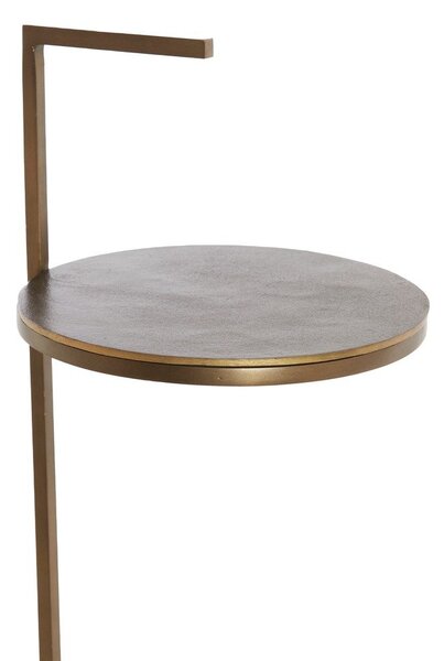 Кръгла странична масичка с мраморна плоча ø 26 cm Leda – Light & Living